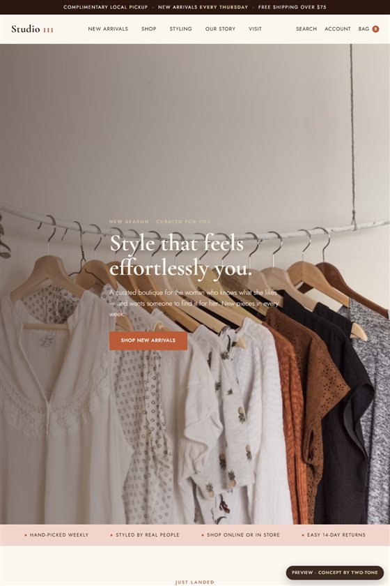 Robyn's Boutique website
